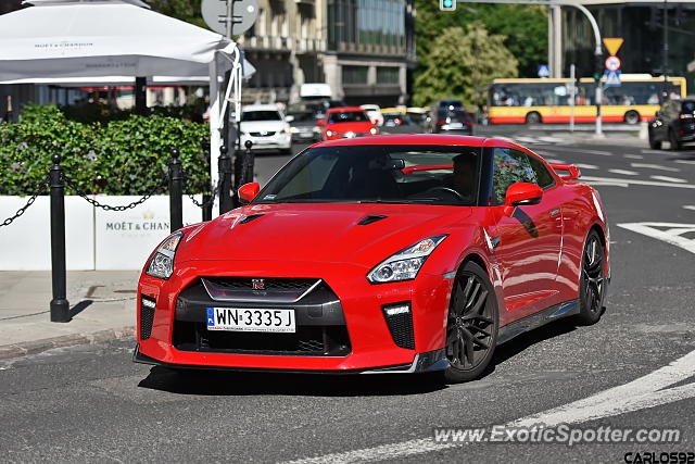 Nissan GT-R spotted in Warsaw, Poland