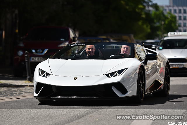 Lamborghini Huracan spotted in Warsaw, Poland