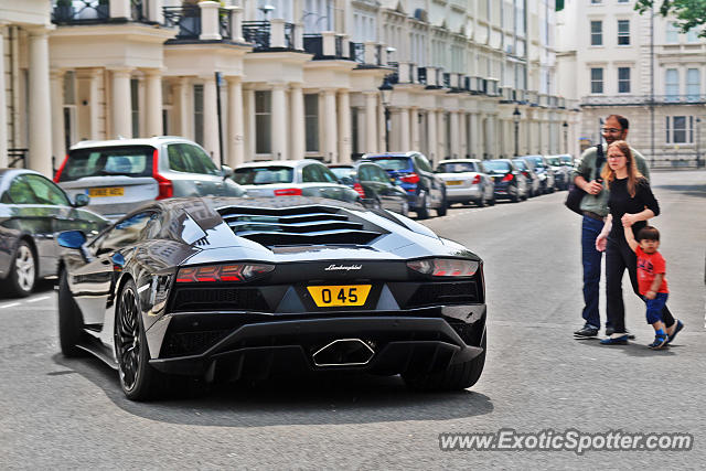 Lamborghini Aventador spotted in London, United Kingdom