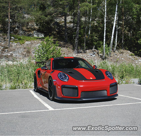 Porsche 911 GT2 spotted in Stockholm, Sweden