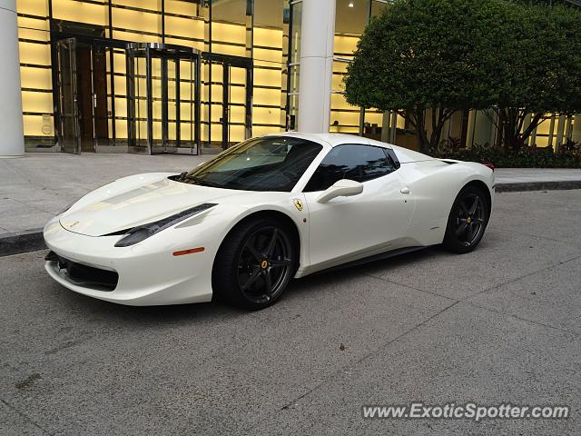 Ferrari 458 Italia spotted in Buckhead, Georgia