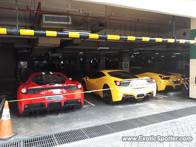 Ferrari 458 Italia spotted in Jakarta, Indonesia