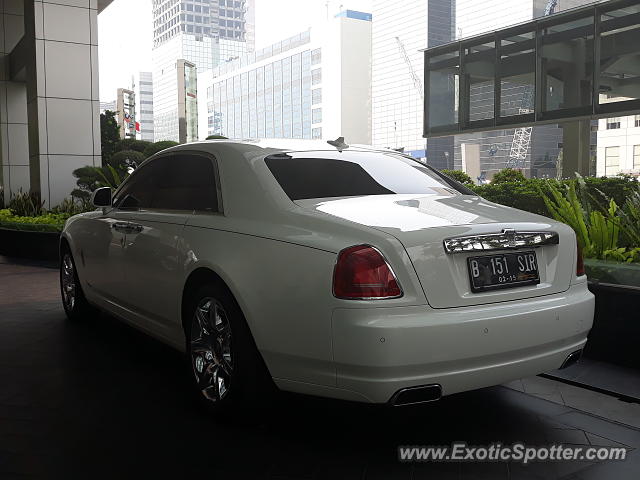 Rolls-Royce Ghost spotted in Jakarta, Indonesia