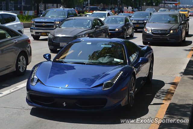 Ferrari 458 Italia spotted in Manhattan, New York