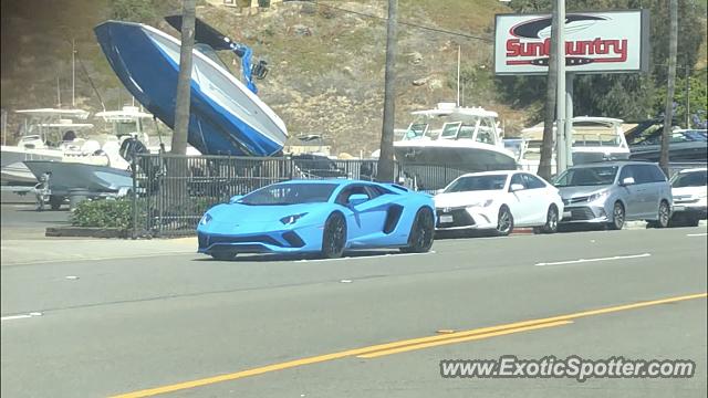 Lamborghini Aventador spotted in Newport Beach, California