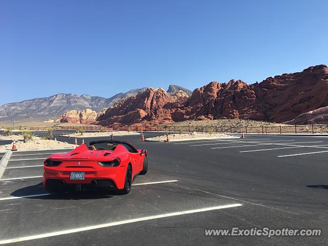 Ferrari 488 GTB spotted in Las Vegas, Nevada