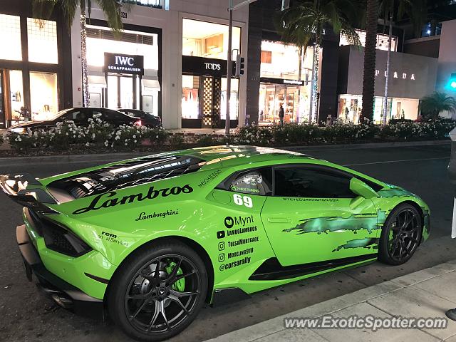 Lamborghini Huracan spotted in Beverly Hills, California