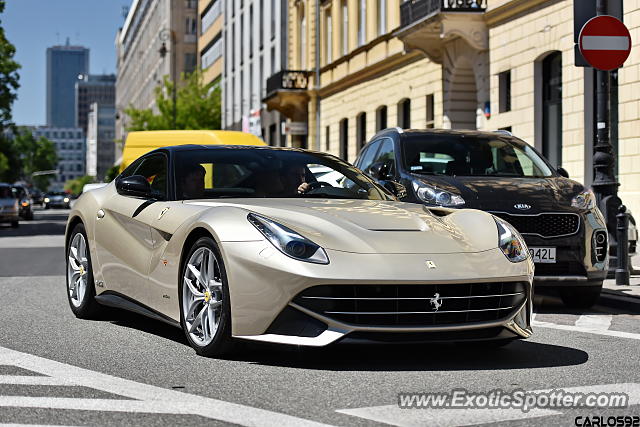 Ferrari F12 spotted in Warsaw, Poland