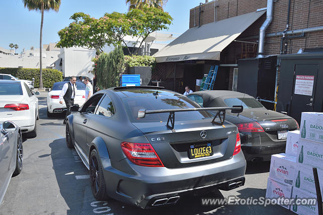 Mercedes C63 AMG Black Series spotted in Beverly Hills, California