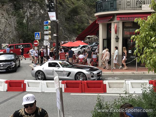 Mercedes SLS AMG spotted in Monte carlo, Monaco