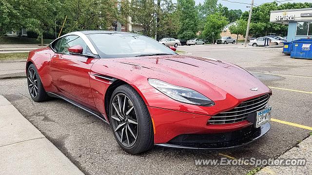 Aston Martin DB11 spotted in Golden Valley, Minnesota