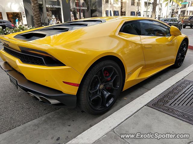 Lamborghini Huracan spotted in Beverly Hills, California