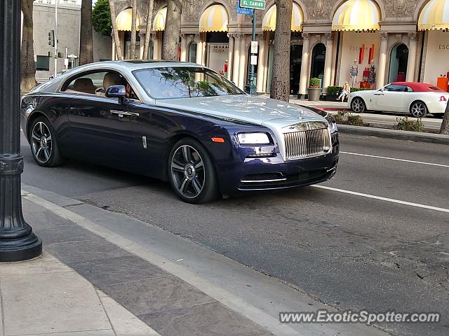 Rolls-Royce Wraith spotted in Beverly Hills, California