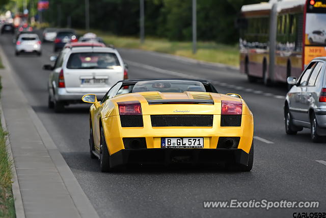 Lamborghini Gallardo spotted in Warsaw, Poland