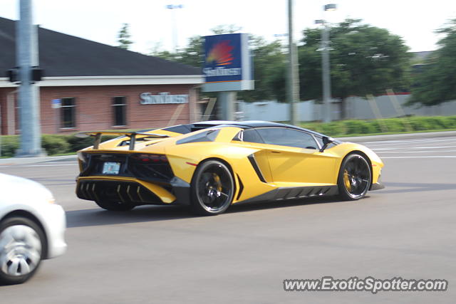 Lamborghini Aventador spotted in Riverview, Florida