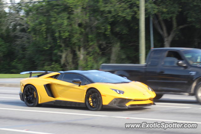 Lamborghini Aventador spotted in Riverview, Florida