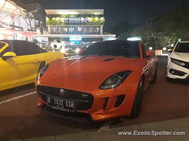 Jaguar F-Type spotted in Serpong, Indonesia