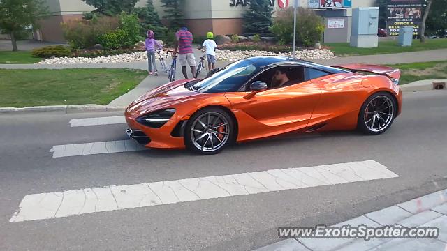 Mclaren 720S spotted in Edmonton, Canada