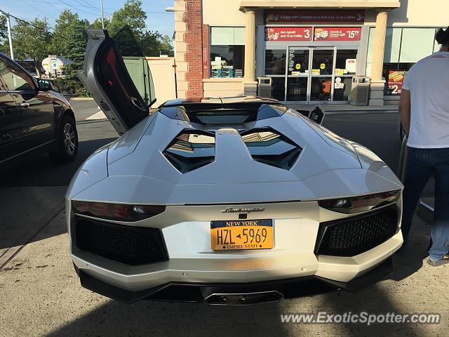 Lamborghini Aventador spotted in Hewlett, New York