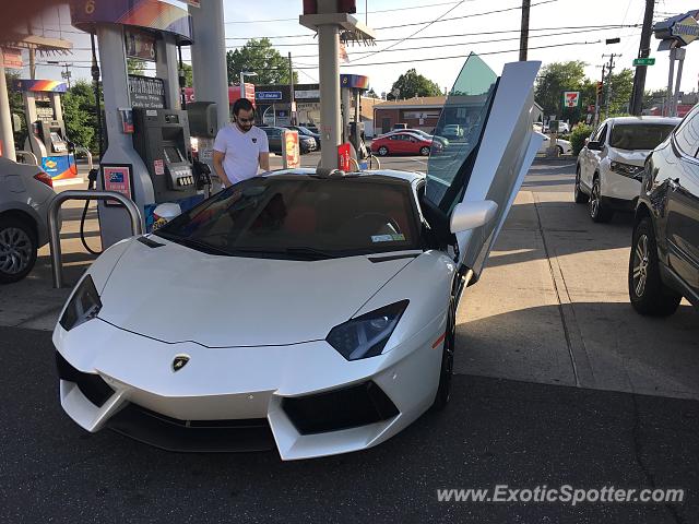 Lamborghini Aventador spotted in Hewlett, New York