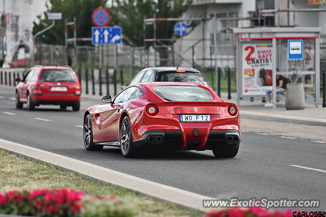 Ferrari F12 spotted in Warsaw, Poland