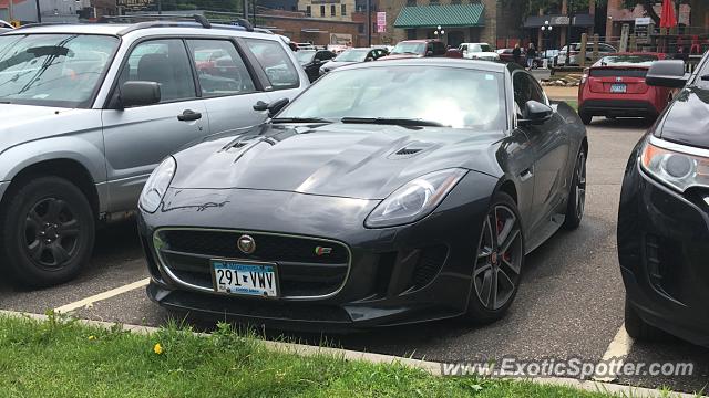 Jaguar F-Type spotted in Stillwater, Minnesota