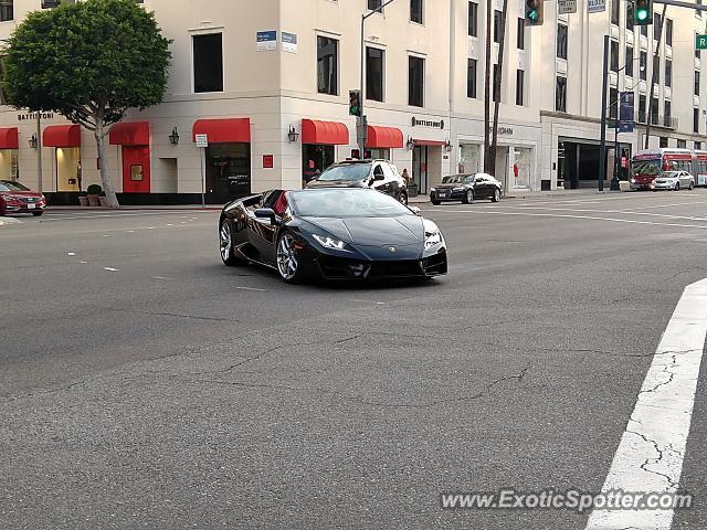 Lamborghini Huracan spotted in Beverly Hills, California