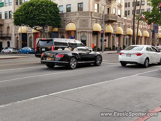 Bentley Continental spotted in Beverly Hills, California