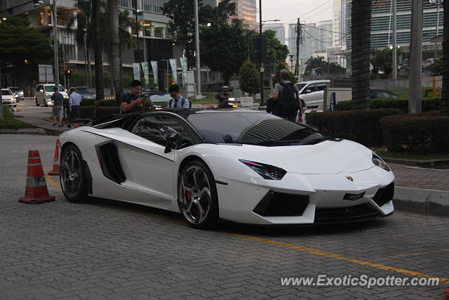 Lamborghini Aventador spotted in Kuala Lumpur, Malaysia