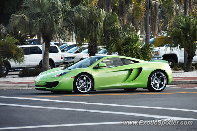 Mclaren MP4-12C spotted in Sarasota, Florida