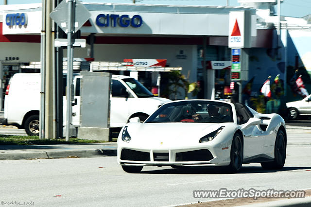 Ferrari 488 GTB spotted in Jupiter, Florida