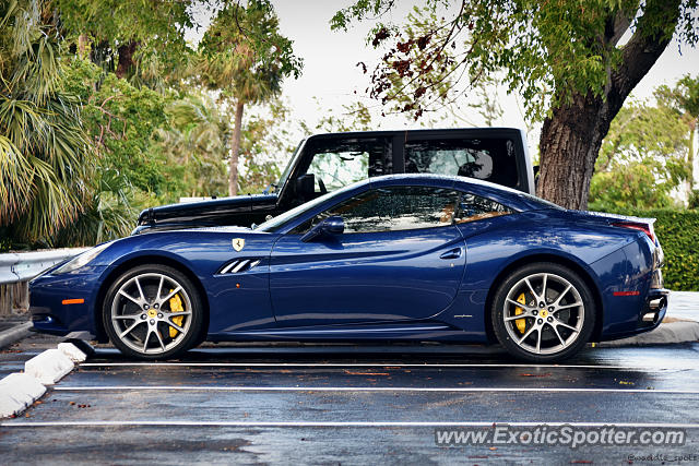 Ferrari California spotted in Jupiter, Florida