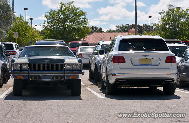 Bentley Bentayga spotted in Jupiter, Florida