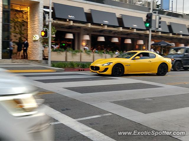 Maserati GranTurismo spotted in Beverly Hills, California