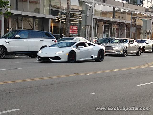 Lamborghini Huracan spotted in Beverly Hills, California