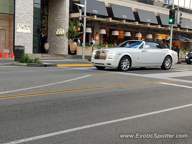 Rolls-Royce Phantom spotted in Beverly Hills, California