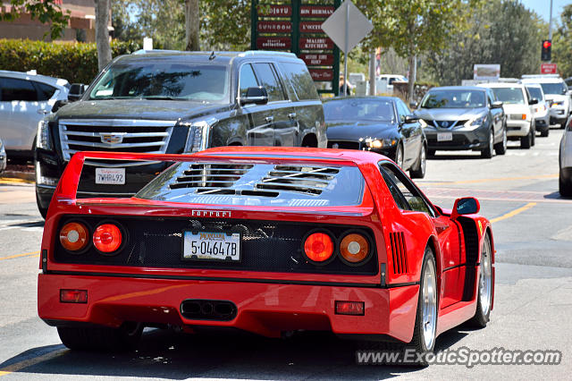 Ferrari F40 spotted in Malibu, California