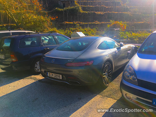 Mercedes AMG GT spotted in Cinque Terre, Italy