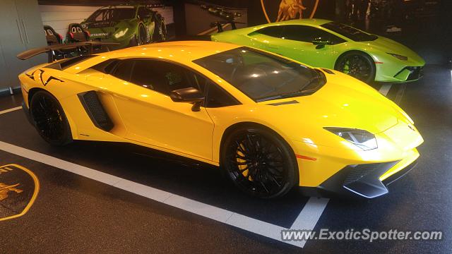 Lamborghini Aventador spotted in Brick, New Jersey