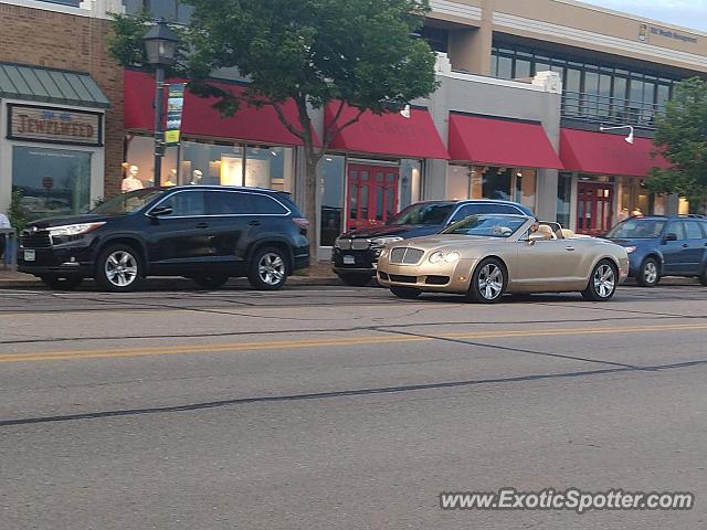 Bentley Continental spotted in Wayzata, Minnesota