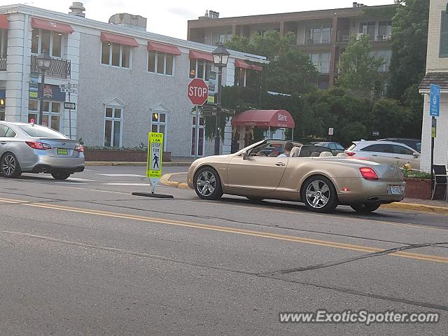 Bentley Continental spotted in Wayzata, Minnesota