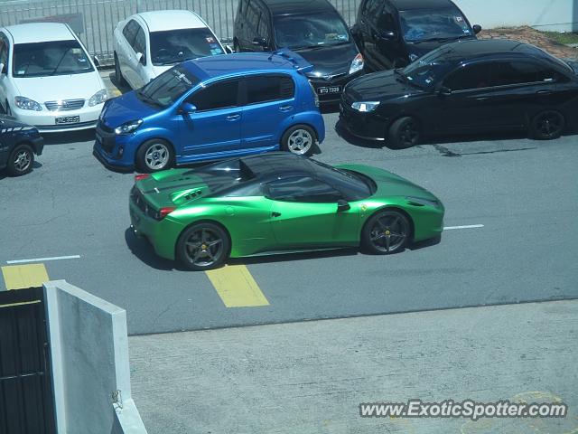 Ferrari 458 Italia spotted in Kuala lumpur, Malaysia