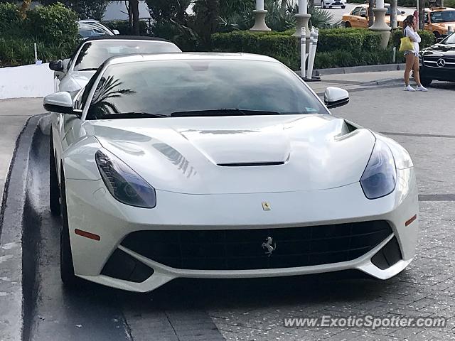 Ferrari F12 spotted in Miami Beach, Florida