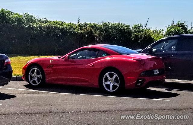 Ferrari California spotted in Spring Lake, New Jersey