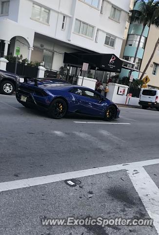 Lamborghini Huracan spotted in Miami, Florida