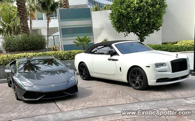 Lamborghini Huracan spotted in Miami Beach, Florida