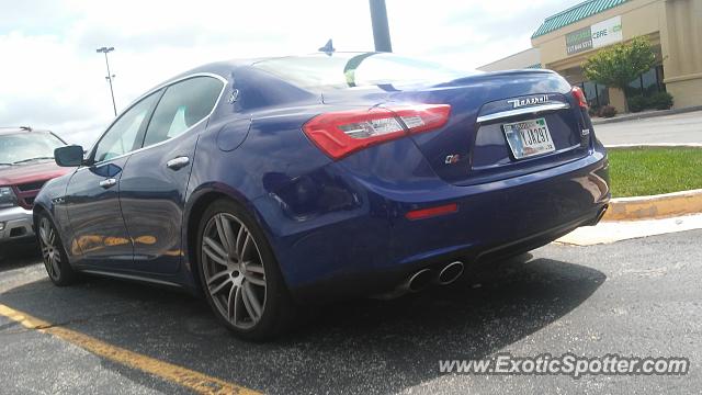 Maserati Ghibli spotted in Plainfield, Indiana