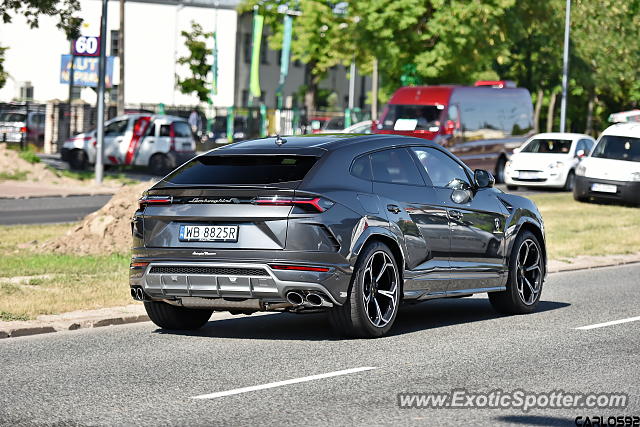 Lamborghini Urus spotted in Warsaw, Poland