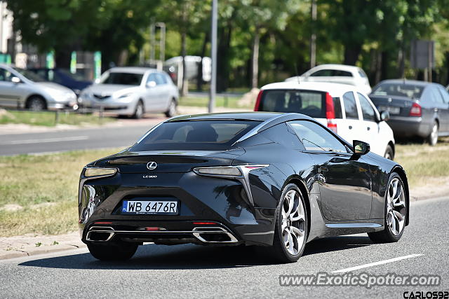 Lexus LC 500 spotted in Warsaw, Poland