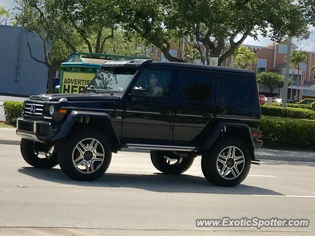 Mercedes 4x4 Squared spotted in Boca Raton, Florida